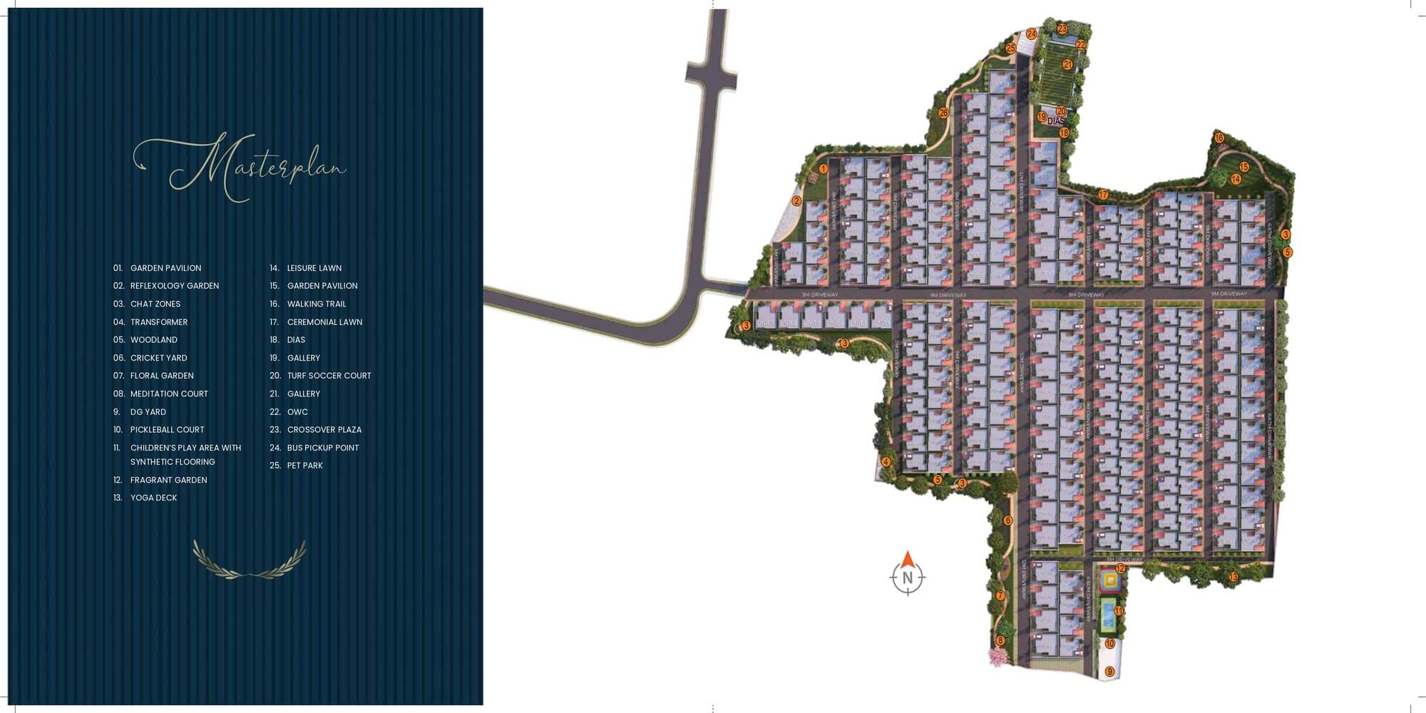 Nambiar Ellegenza Purple Crest Master Plan
